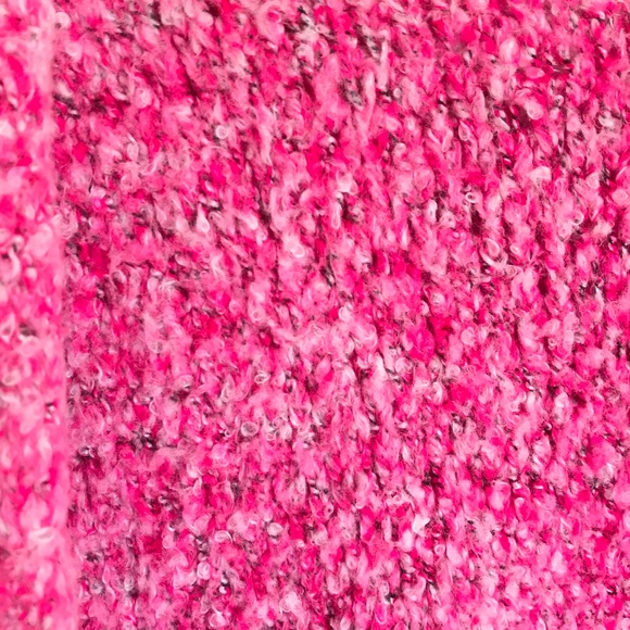 FREE PEOPLE BFF Cardigan Oversized Sweater Prickly Pear Pink Women’s Size Medium - Picture 9 of 16